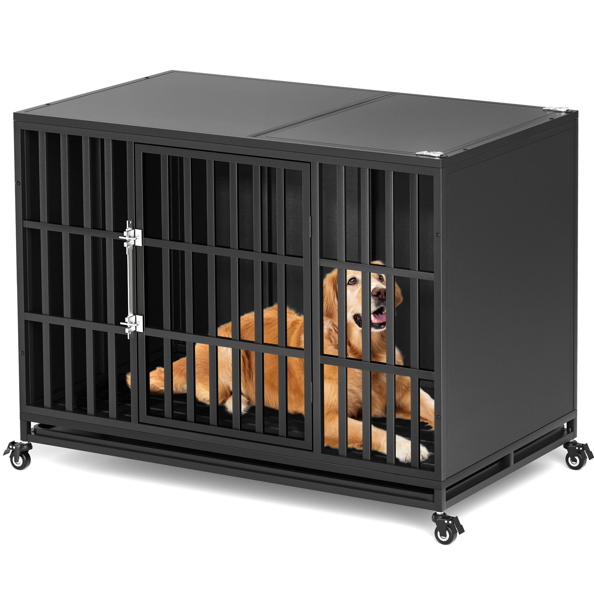 Large strong dog crate best sale